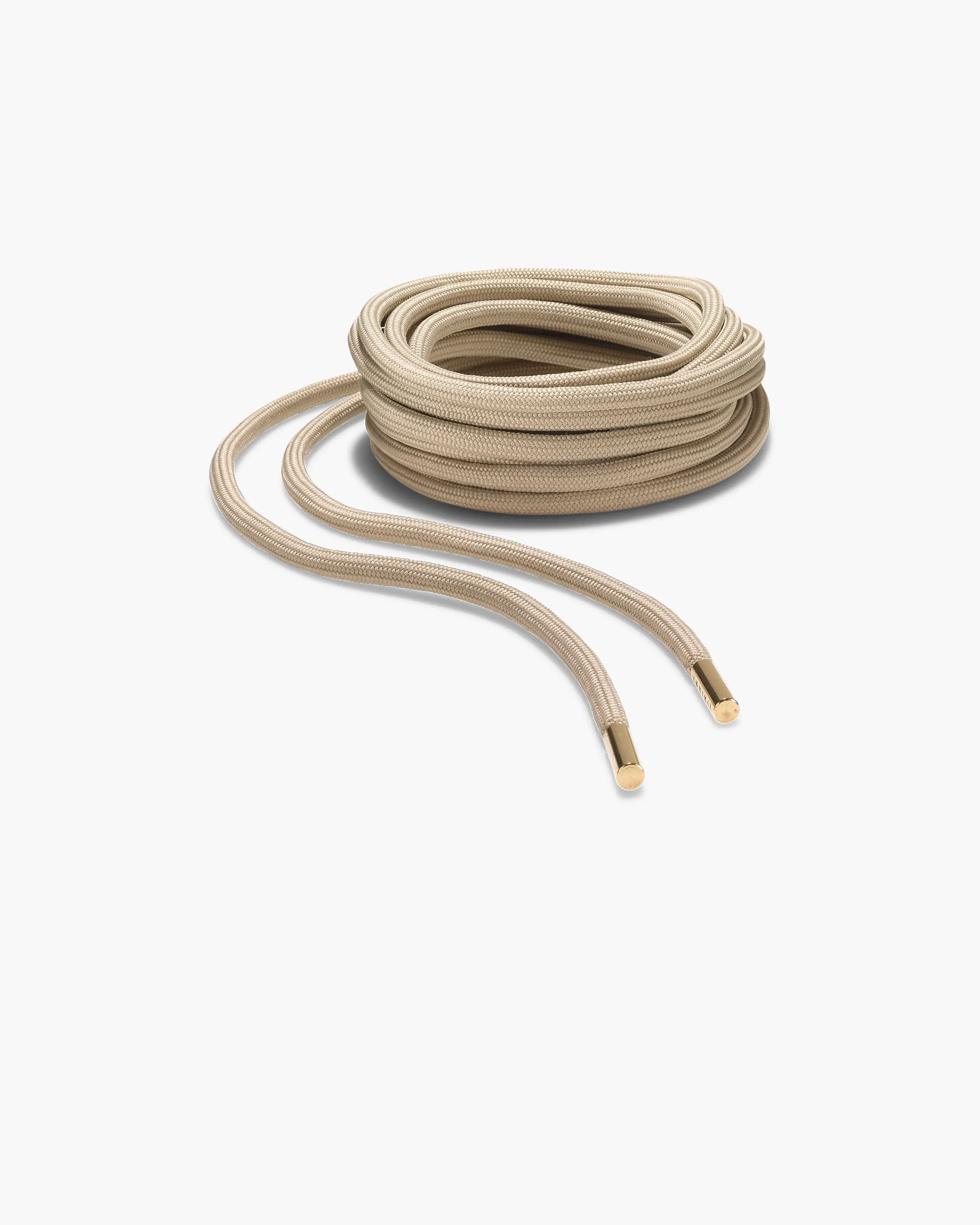 Polyester Shoelaces 220 Beige-Gold