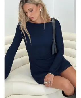 Princess Polly Lukea Long Sleeve Mini Dress