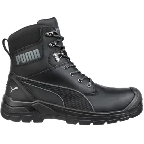 Puma Conquest 7 Zip EH WP Black Work Boots for Women