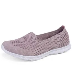 Purple Flyknit Casual Slip-on Sneaker