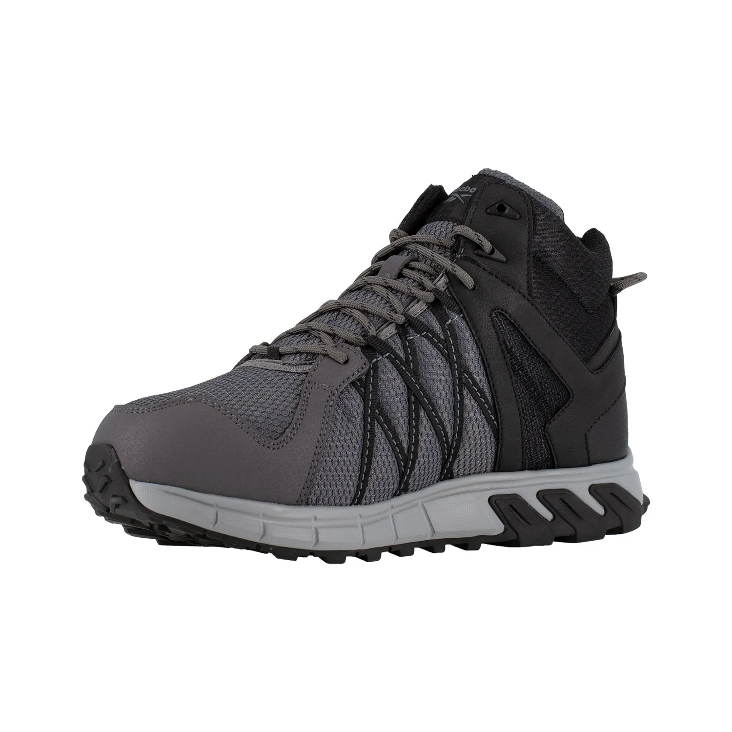 Reebok Women's Grey and Black Textile Work Boots Trailgrip Int MetGuard AT.