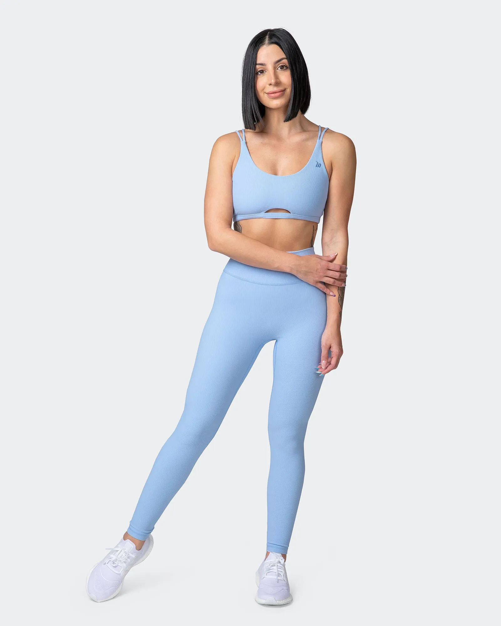 Rib Ankle Length Leggings