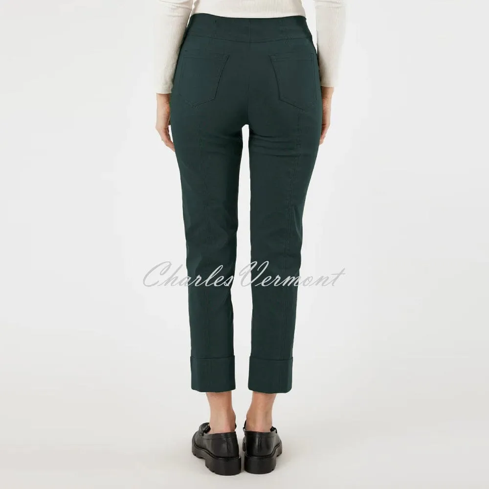 Robell Bella 09 - Teal Cropped Trouser 51568-5499-75