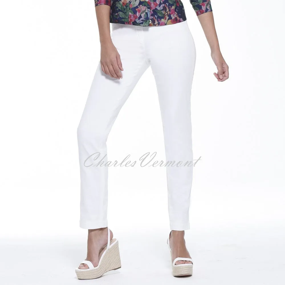 Robell Bella Jean 51580-5448-10 White Denim SHORTER LENGTH 29