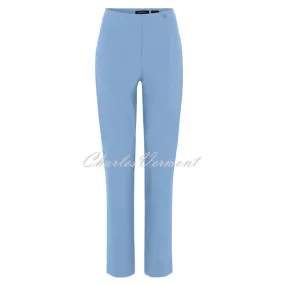 Robell Marie Full Length Trouser in Light Blue