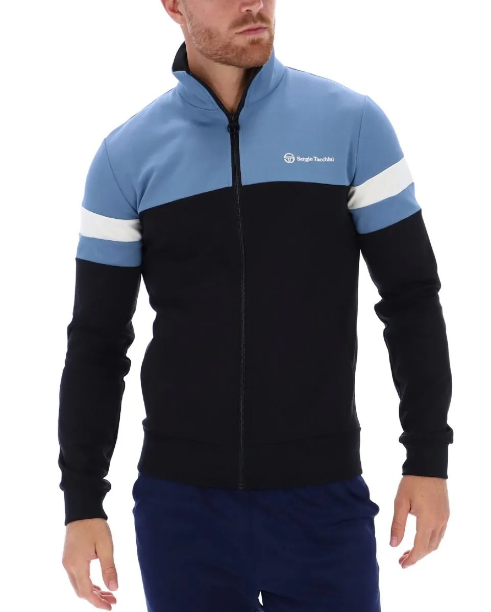 Sergio Tacchini Jonnie Black Coronet Blue Jacket Track