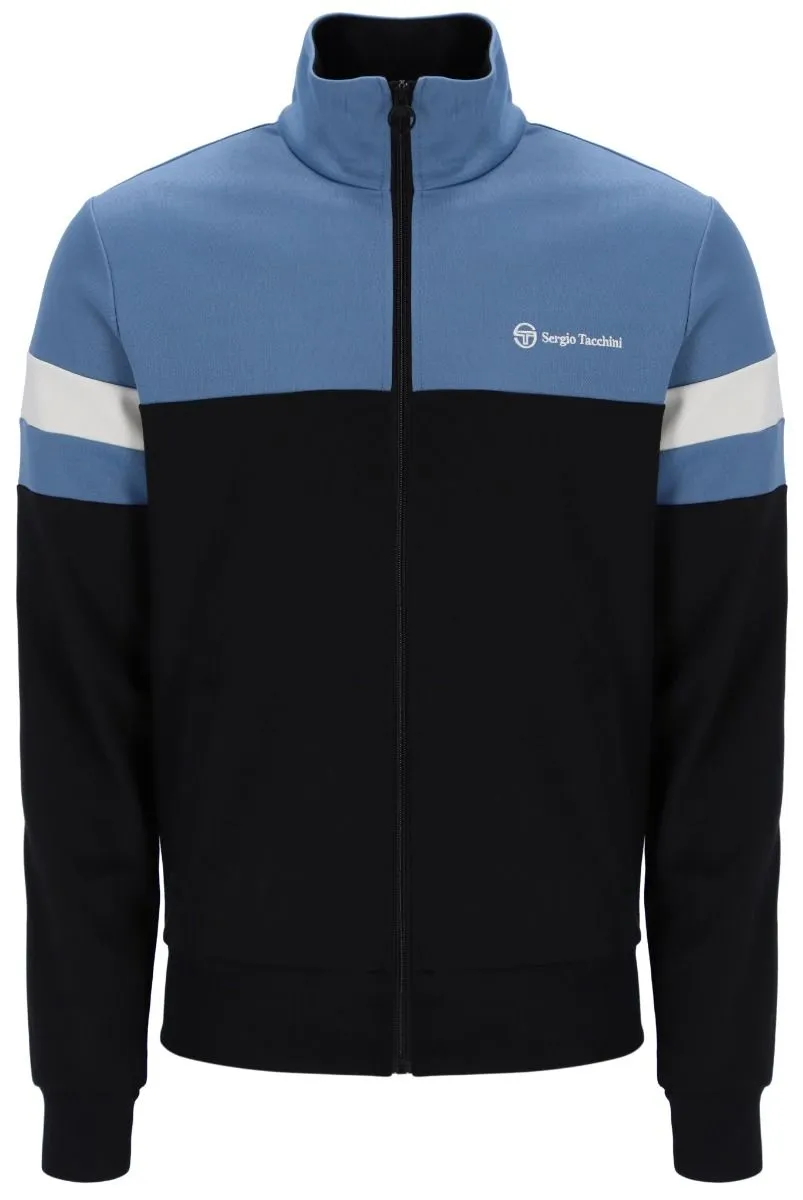 Sergio Tacchini Jonnie Black Coronet Blue Jacket Track