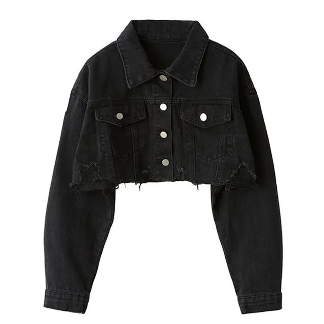 Short Denim Jean Coat