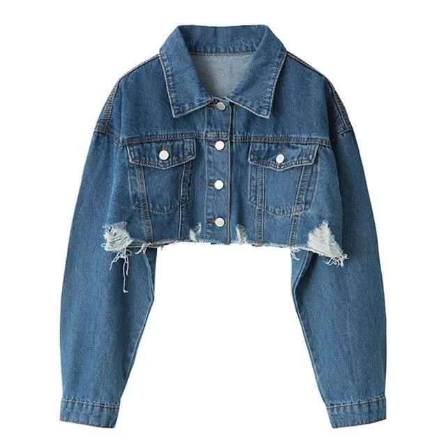 Short Denim Jean Coat