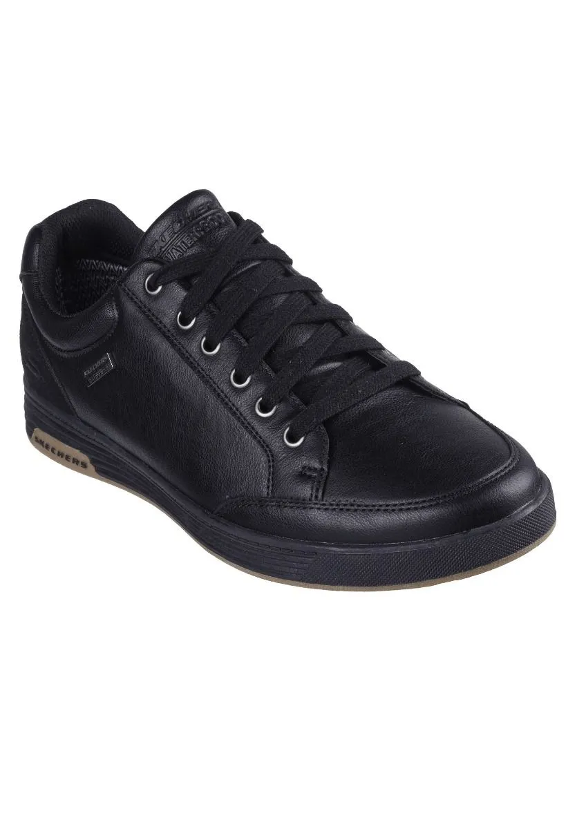 Skechers Cavell Sparkman Black Lace-Up Shoes