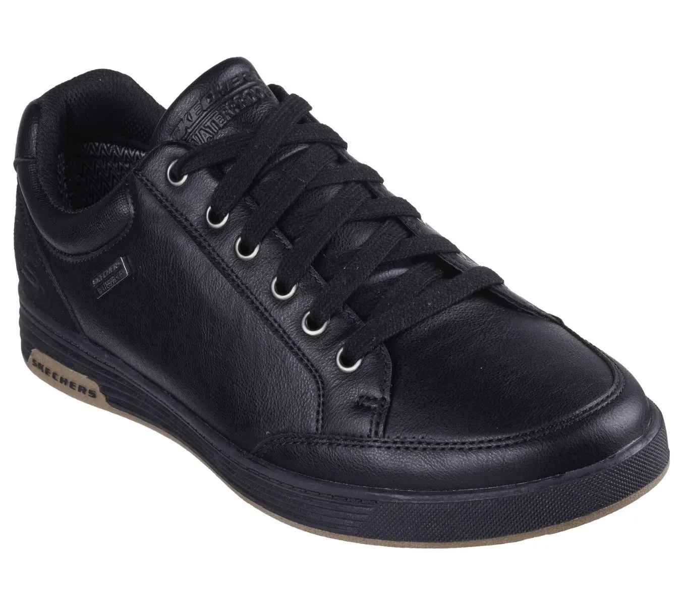 Skechers Cavell Sparkman Black Lace-Up Shoes