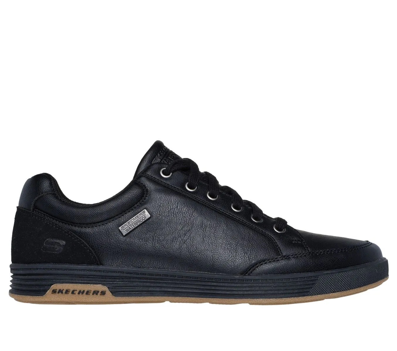 Skechers Cavell Sparkman Black Lace-Up Shoes