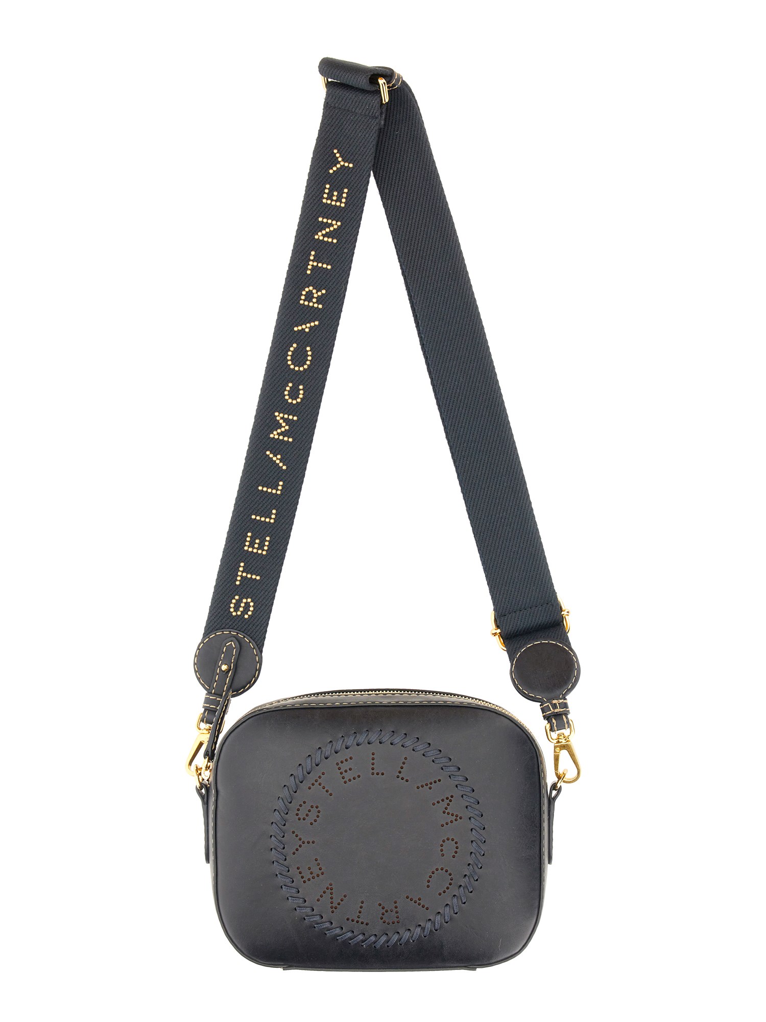 STELLA McCARTNEY CAMERA BAG MINI IN ALTER NAPPA WITH LOGO