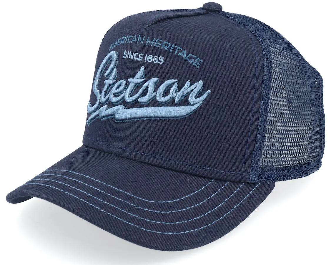 Stetson Trucker Cap Since 1865 Navy