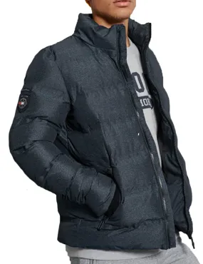 Superdry Ultimate Radar Quilt Jacket in Charcoal