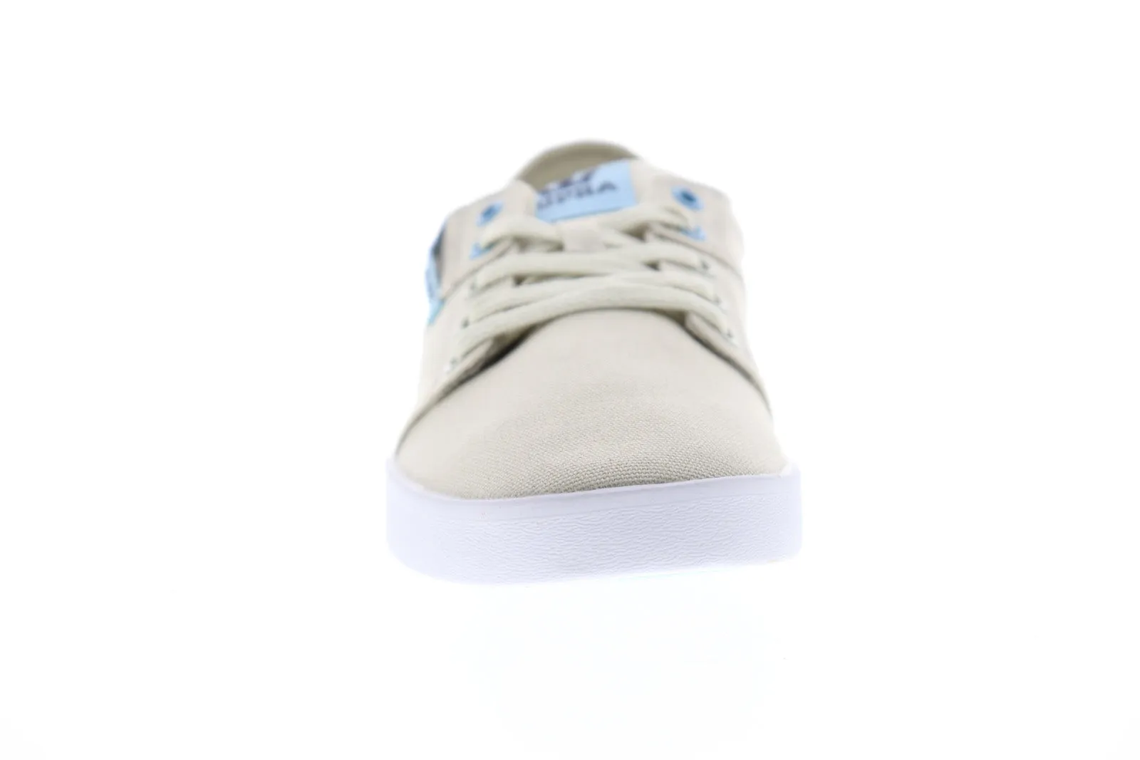 Supra Beige Tan Canvas Low Top Skate Sneakers Stacks II 08184-088-M