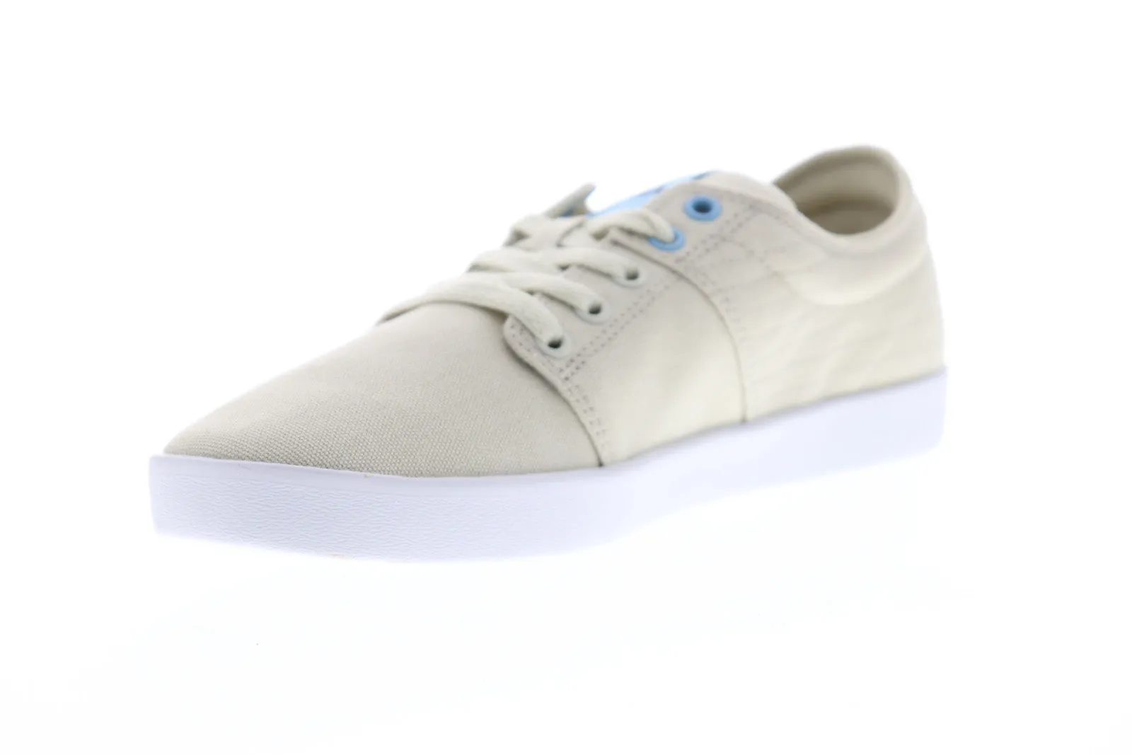 Supra Beige Tan Canvas Low Top Skate Sneakers Stacks II 08184-088-M