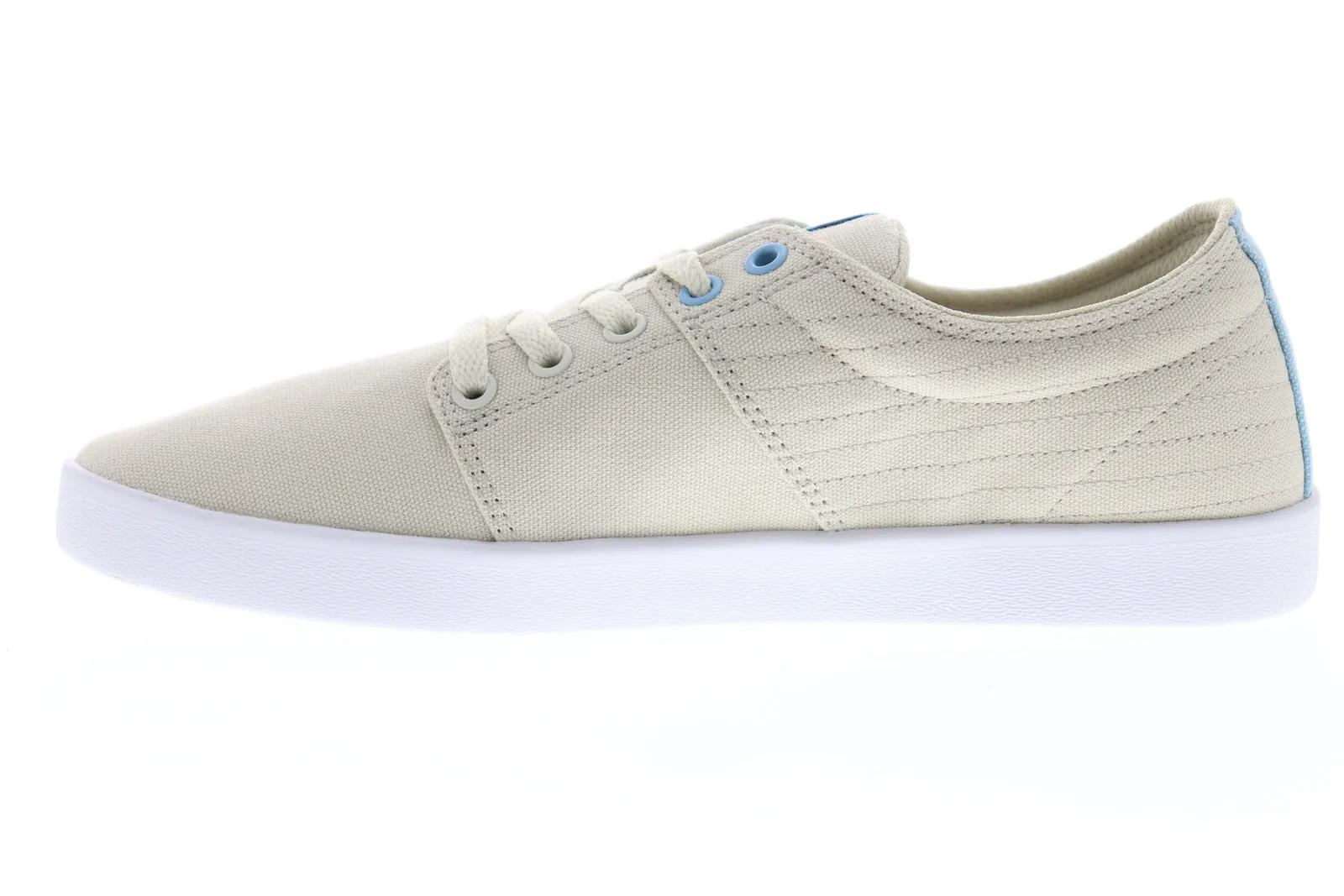 Supra Beige Tan Canvas Low Top Skate Sneakers Stacks II 08184-088-M