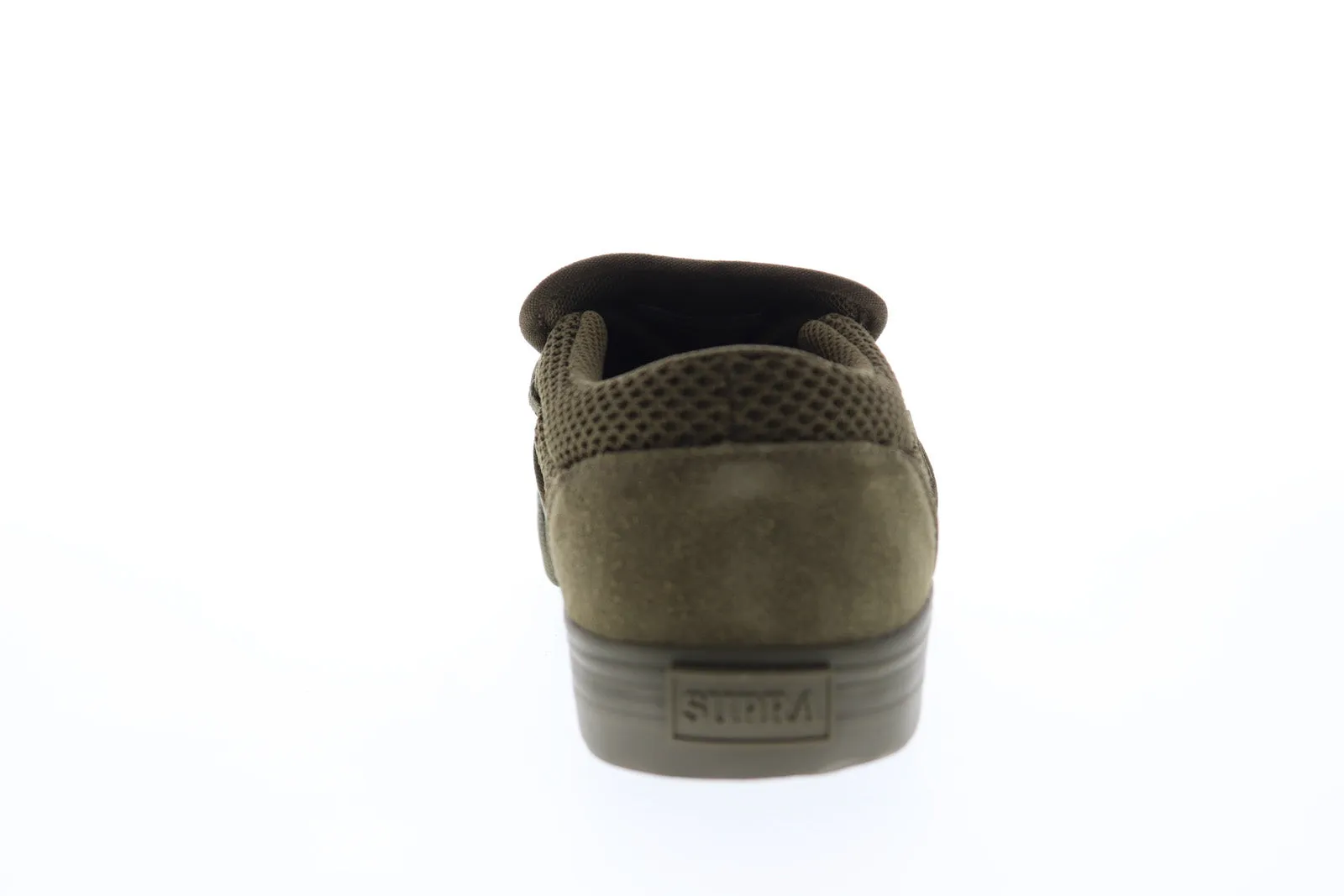 Supra Green Suede Slip On Skate Sneakers Cuba 08106-309-M