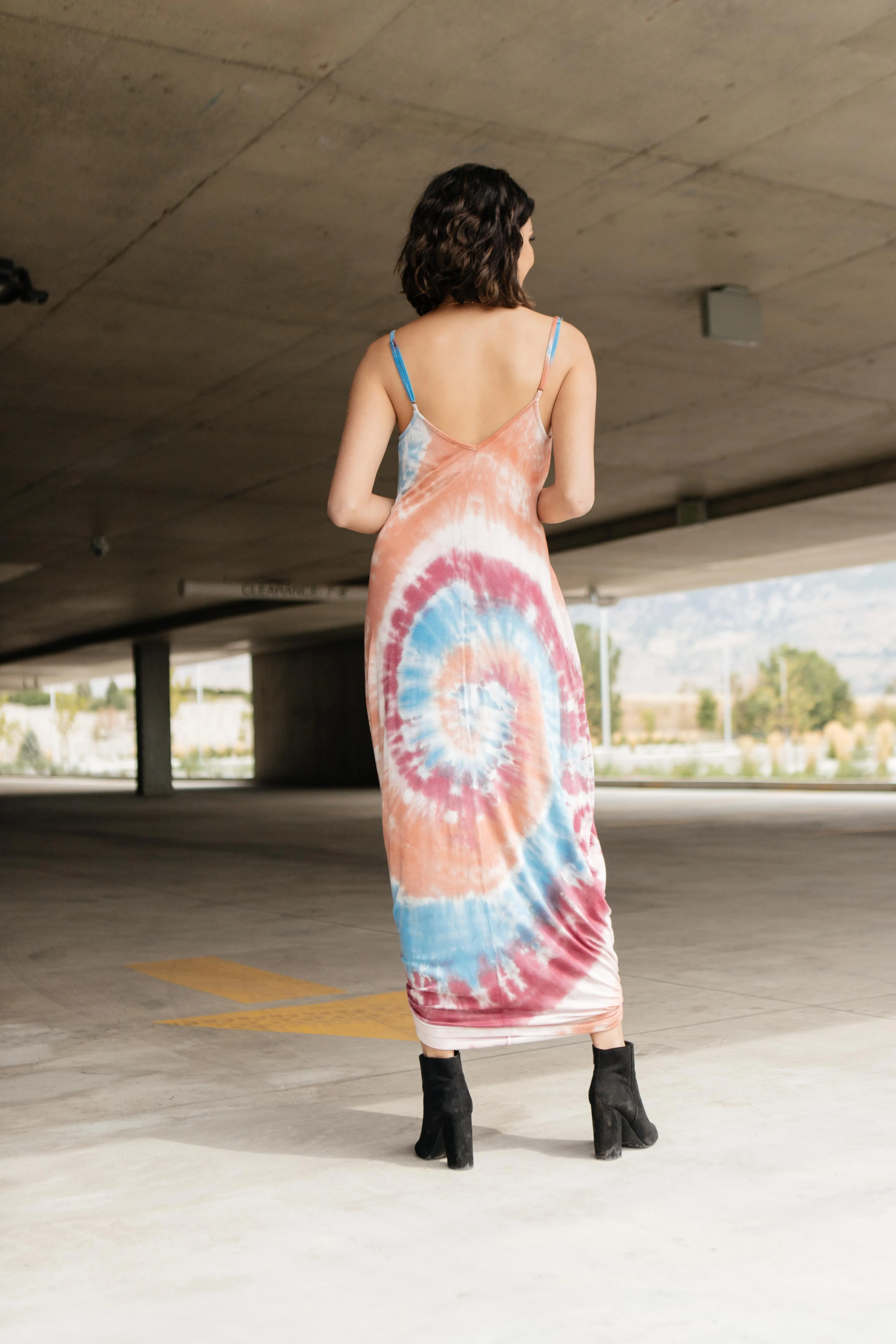 The Big Swirl On Hand Maxi Dress