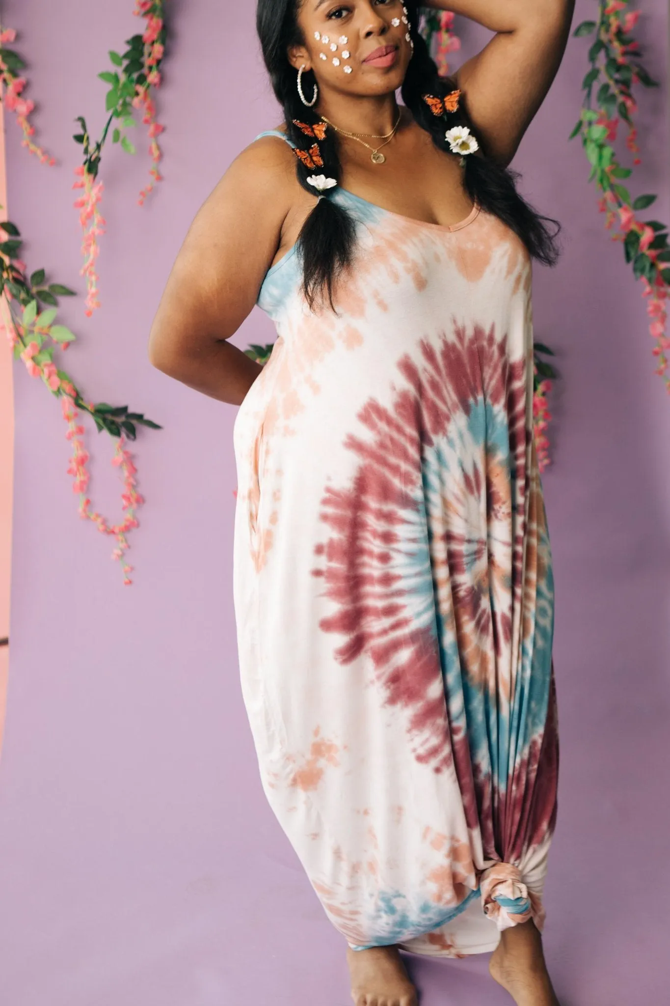 The Big Swirl On Hand Maxi Dress