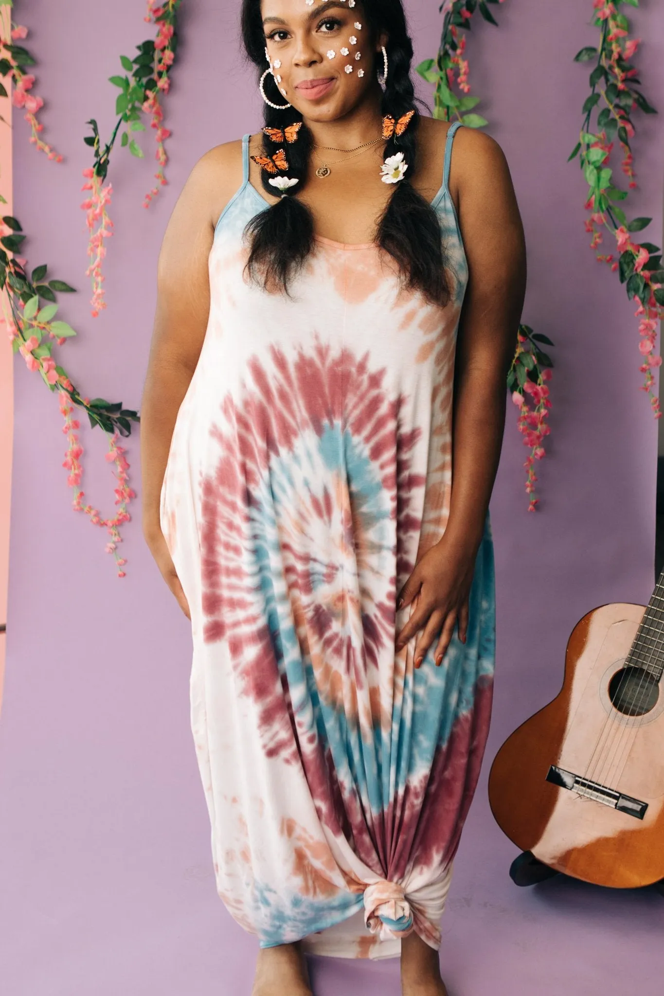 The Big Swirl On Hand Maxi Dress