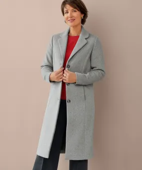 Thermal-Lined Toasty Wool Blend Coat