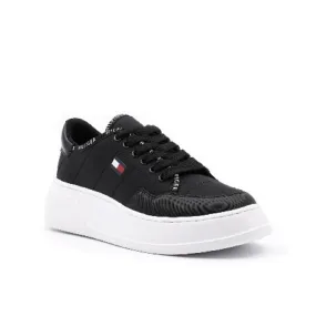 Tommy Hilfiger Grazie2 Sneaker, Women's, Black, Size 10 M US.