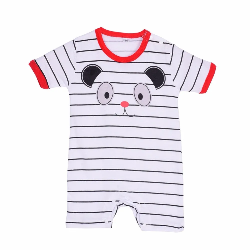 Totoro Striped Rompers for Newborn Baby Boys and Girls - One-Piece Jumpsuits for Infants 0-24Months SM6