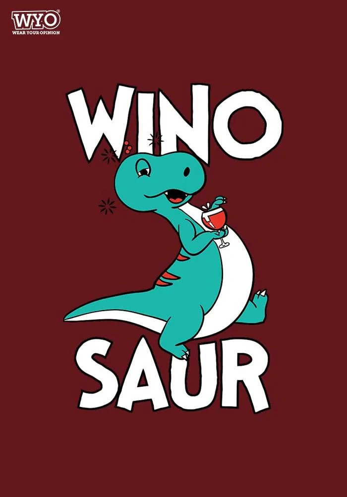 Trendy Women's Tshirt named Winosaur