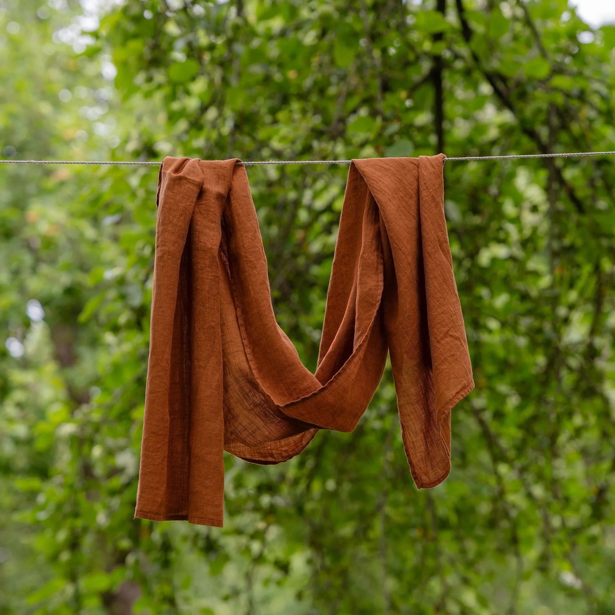 Gender-Neutral Linen Scarf