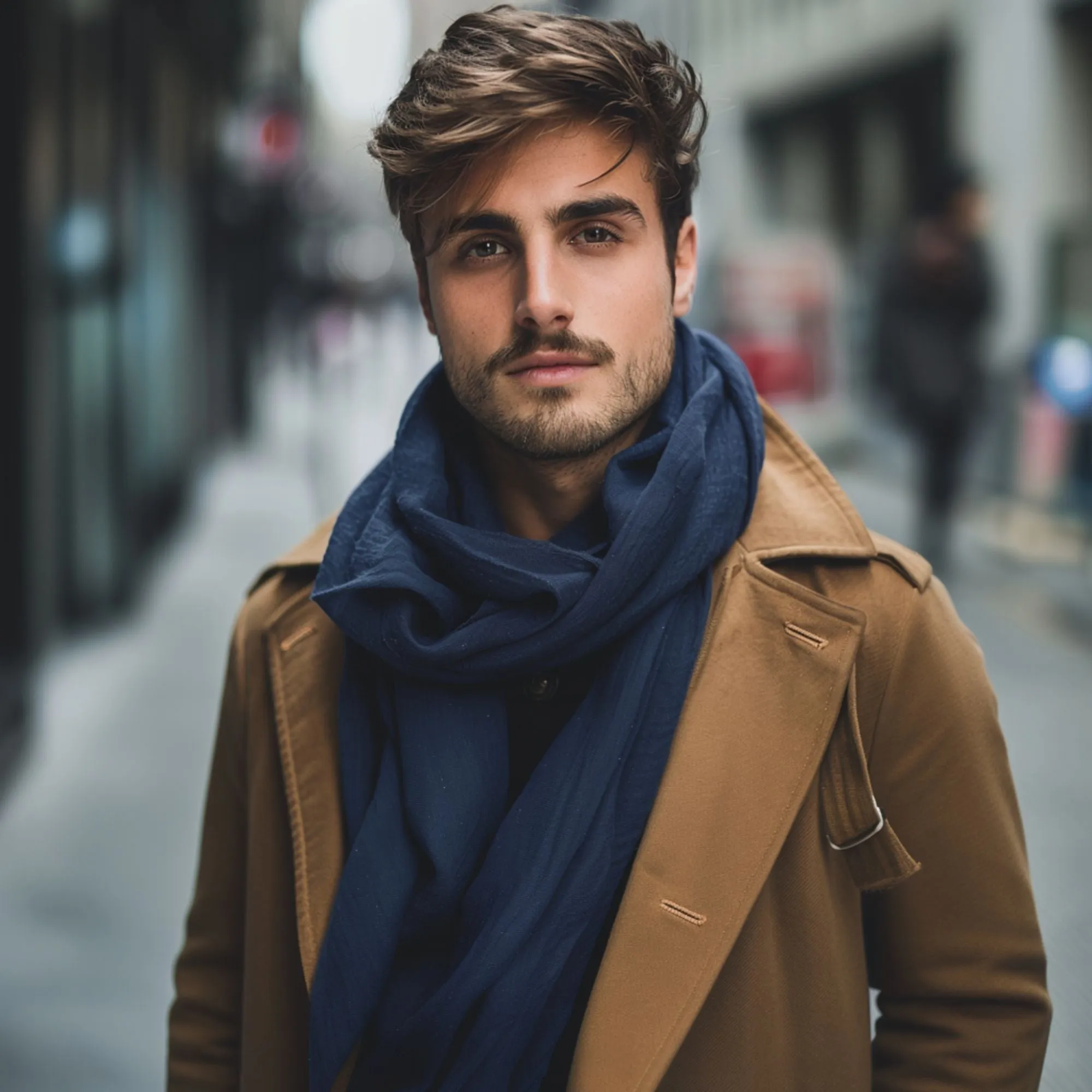 Gender-Neutral Linen Scarf