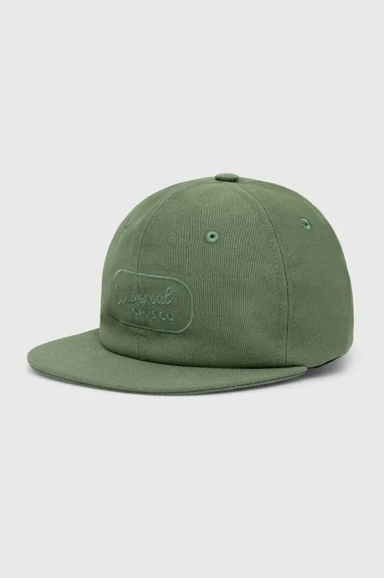 Universal Works green cotton baseball cap 30811.BIRCH hat