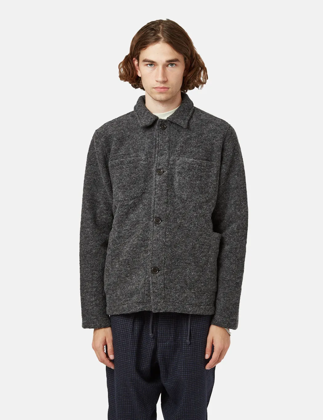 Charcoal Grey Universal Works Lumber Jacket - Shop Now