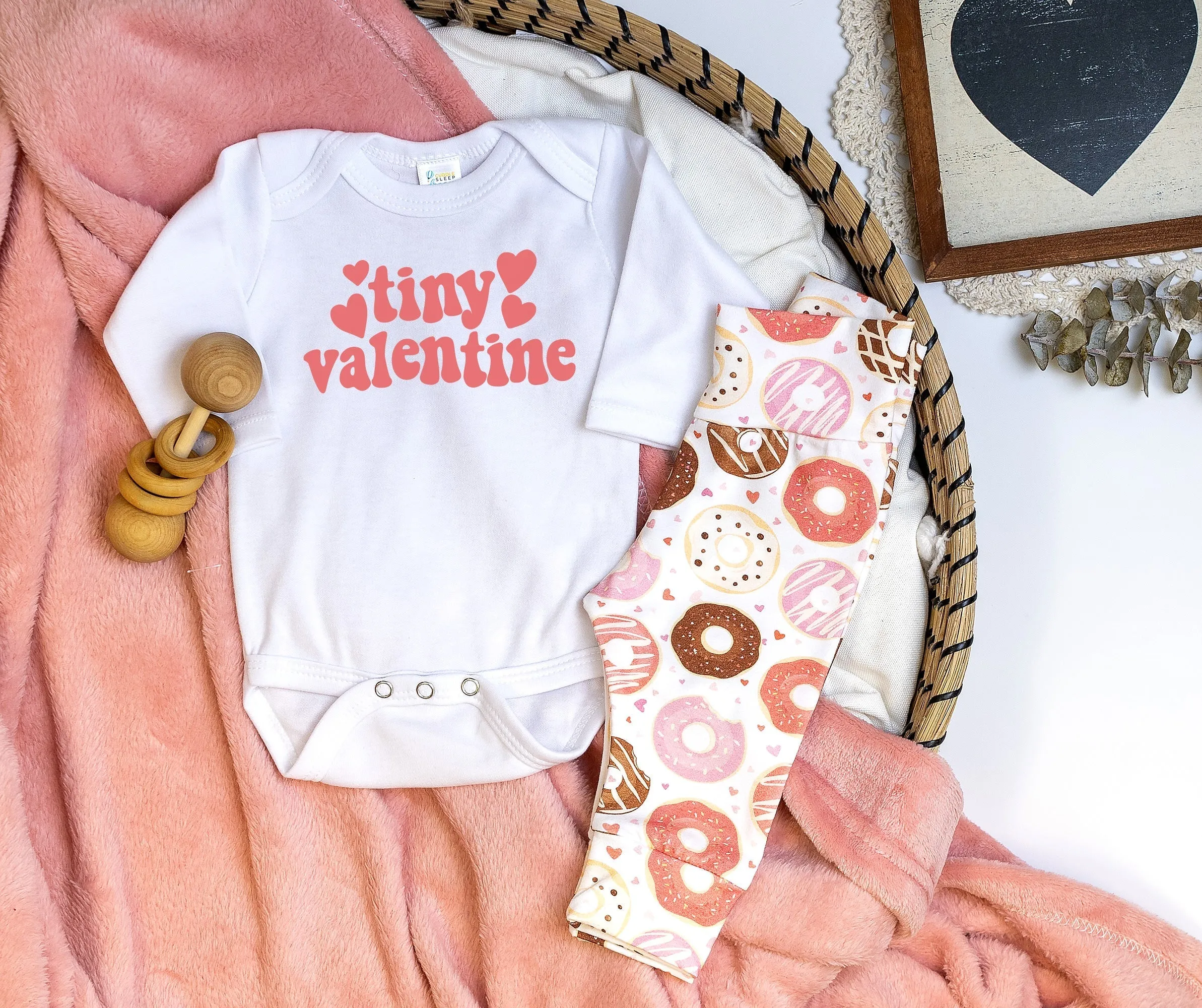 Valentine's Day Heart Donut Leggings