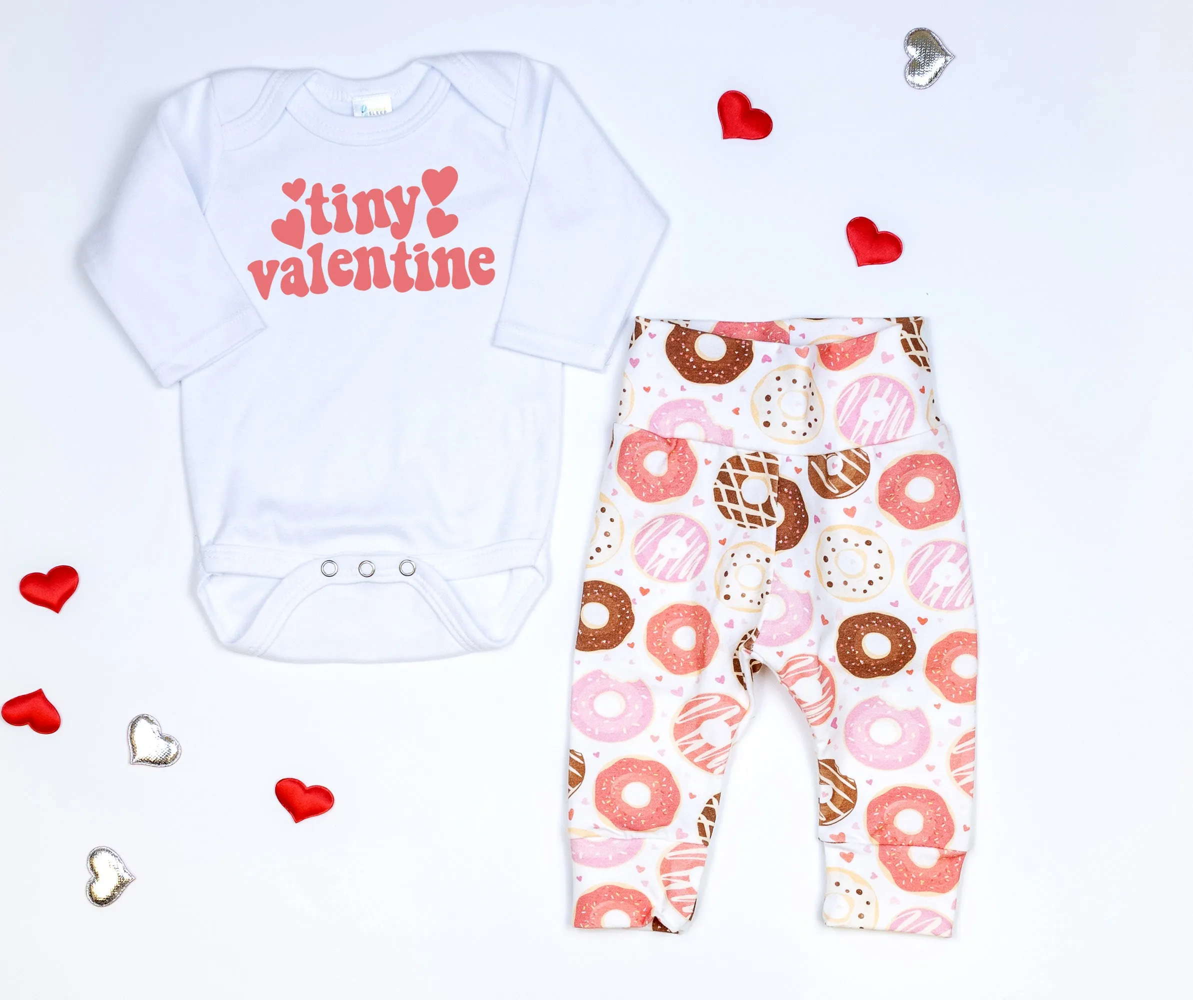 Valentine's Day Heart Donut Leggings