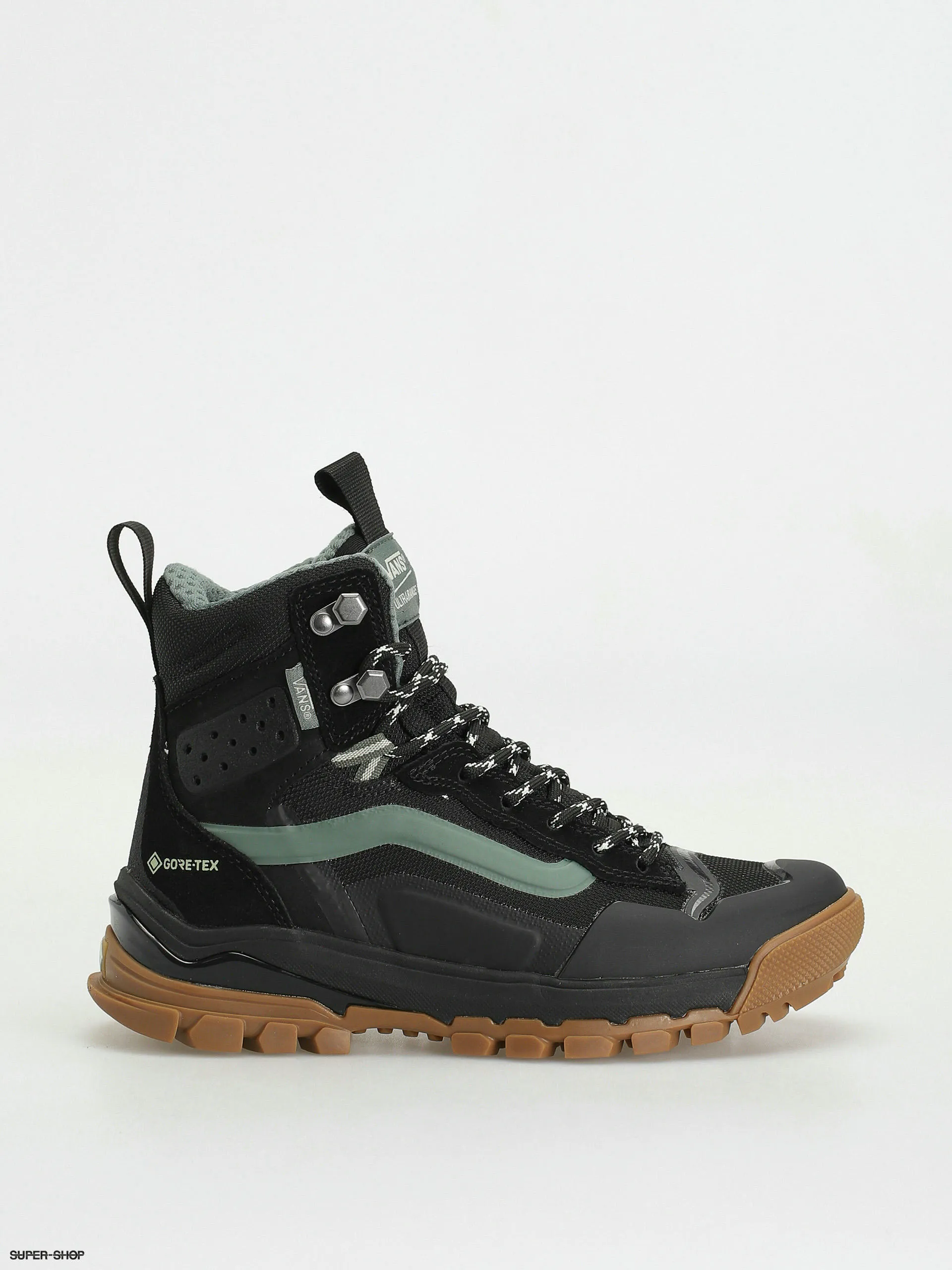 Vans Ultrarange Exo Hi Gore Tex MTE 3 Black and Duck Green Shoes