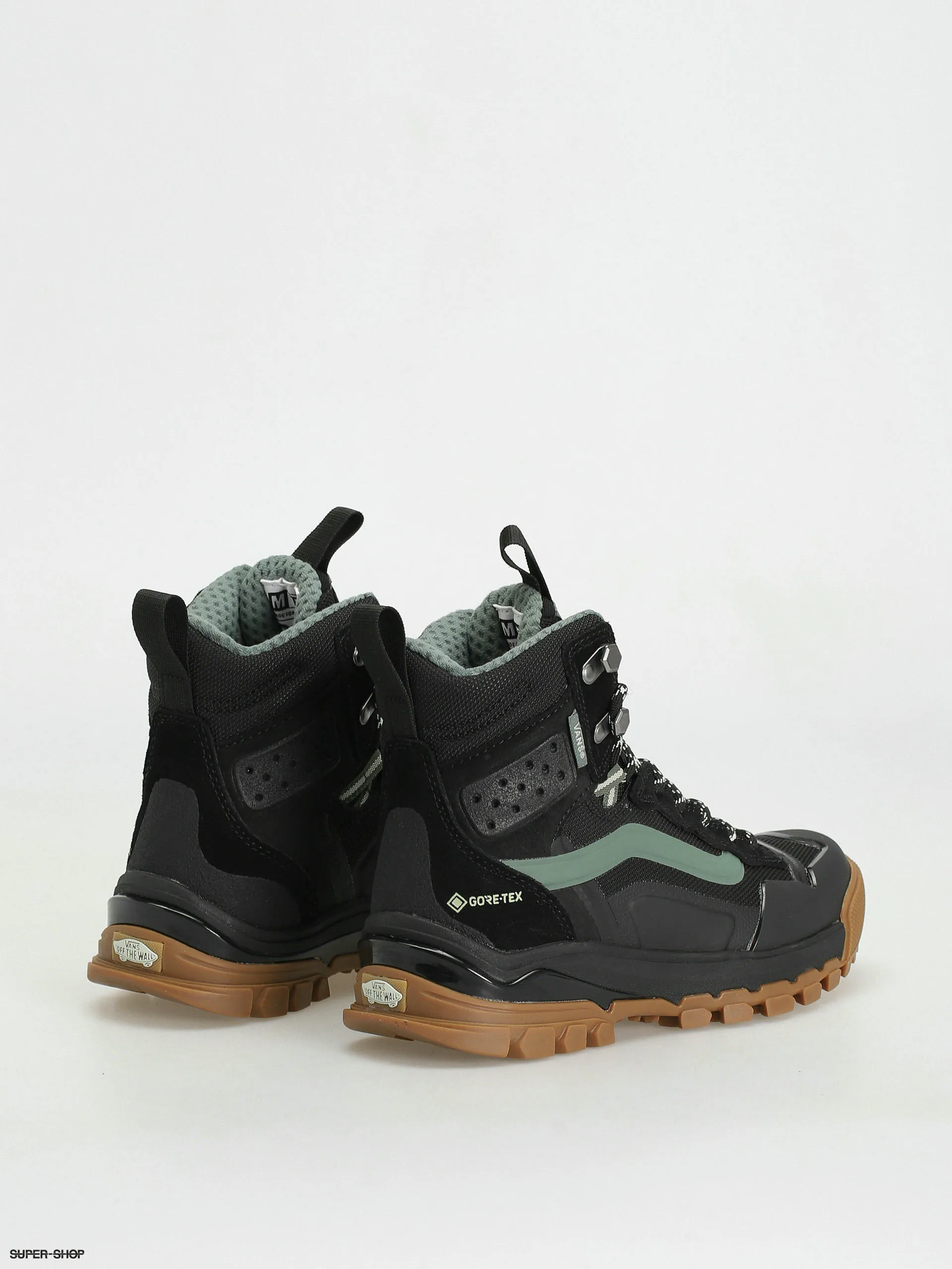 Vans Ultrarange Exo Hi Gore Tex MTE 3 Black and Duck Green Shoes