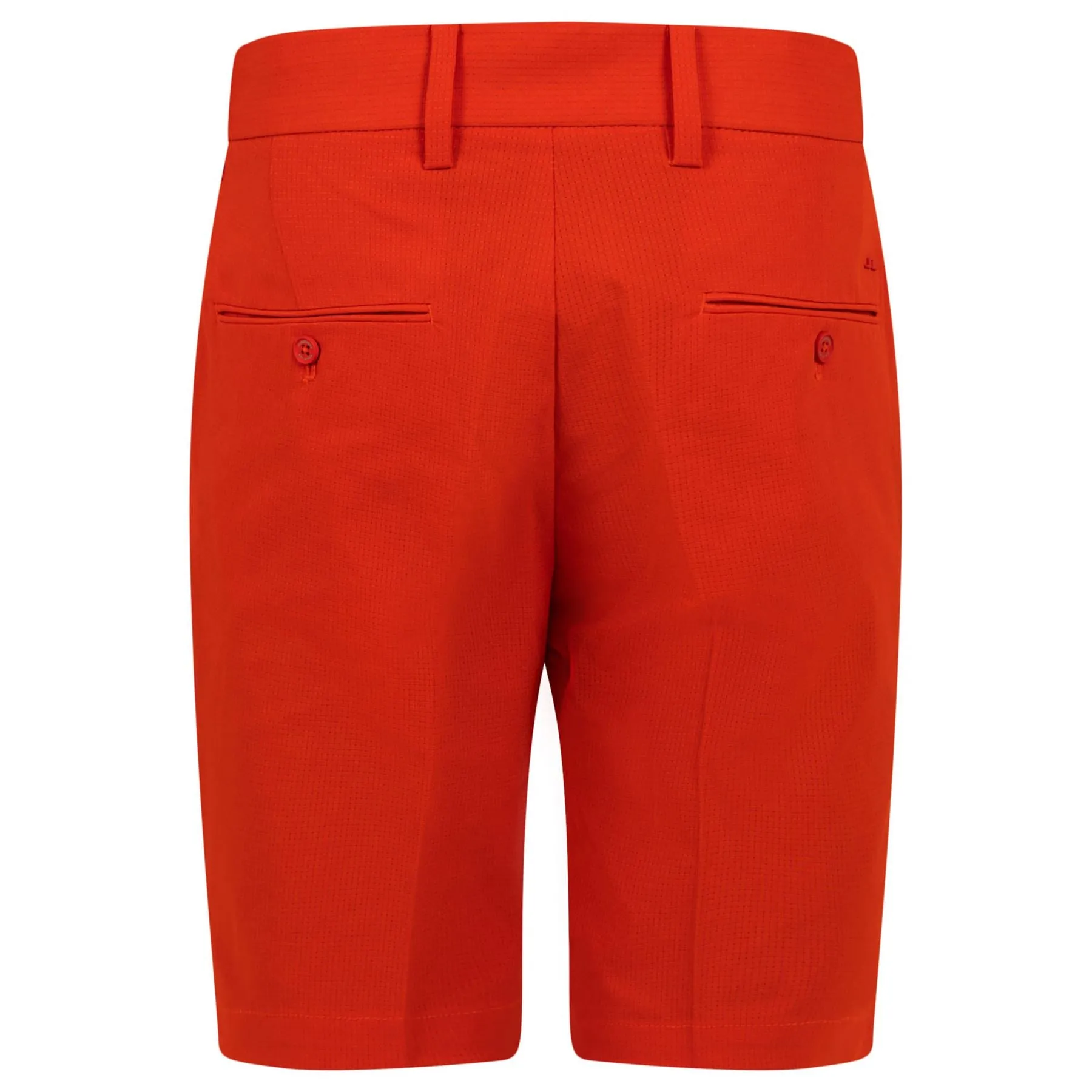 Fiery Red High-Waisted Ventilated Shorts - Season SS23