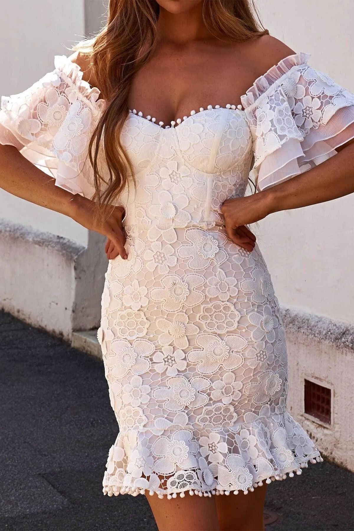 White Beata Dress