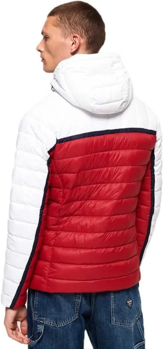 White Downhill Racer Jacket by Superdry