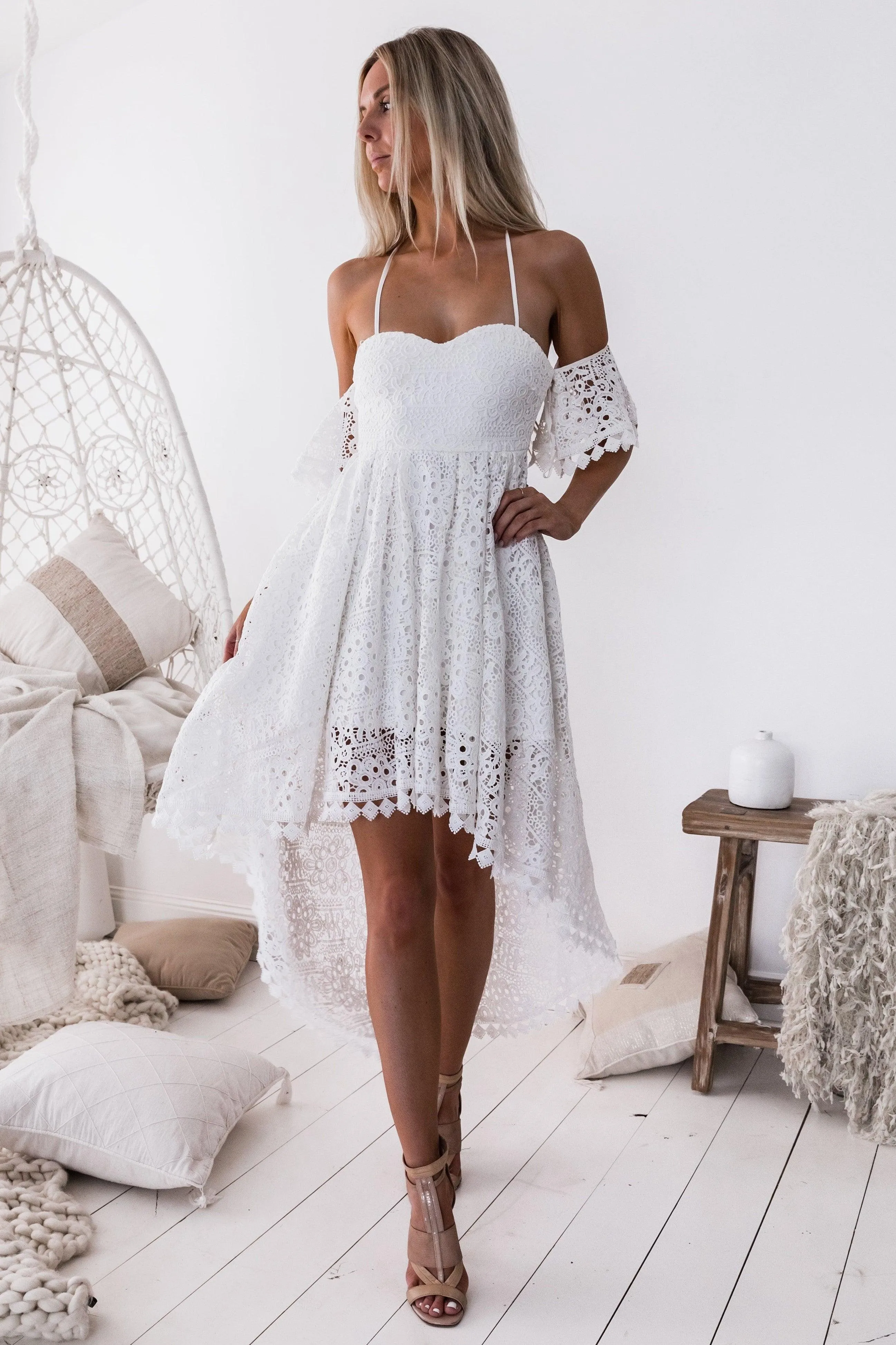 White Karlie Dress