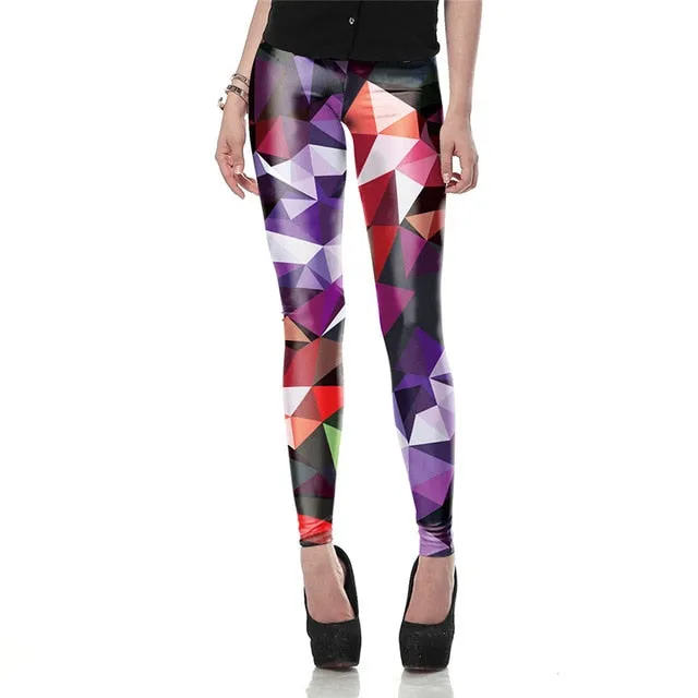 New Fashion Women's Leggings - 3D Printed Colorful Leggings for Women