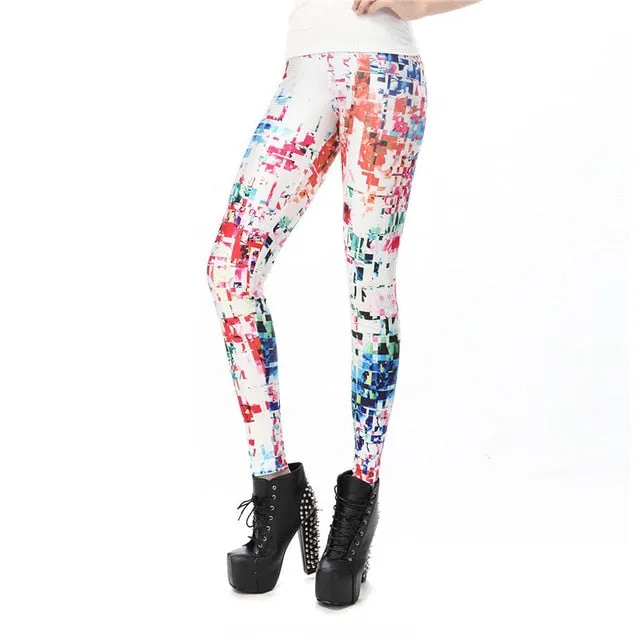 New Fashion Women's Leggings - 3D Printed Colorful Leggings for Women