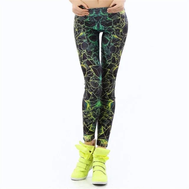 New Fashion Women's Leggings - 3D Printed Colorful Leggings for Women