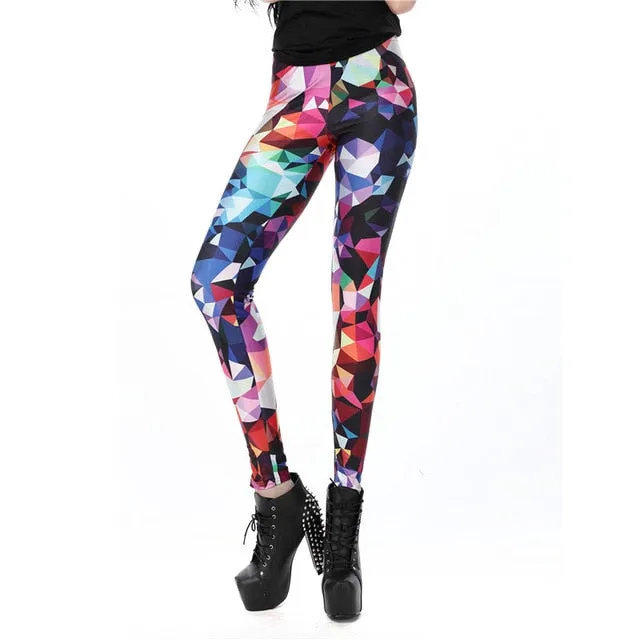 New Fashion Women's Leggings - 3D Printed Colorful Leggings for Women