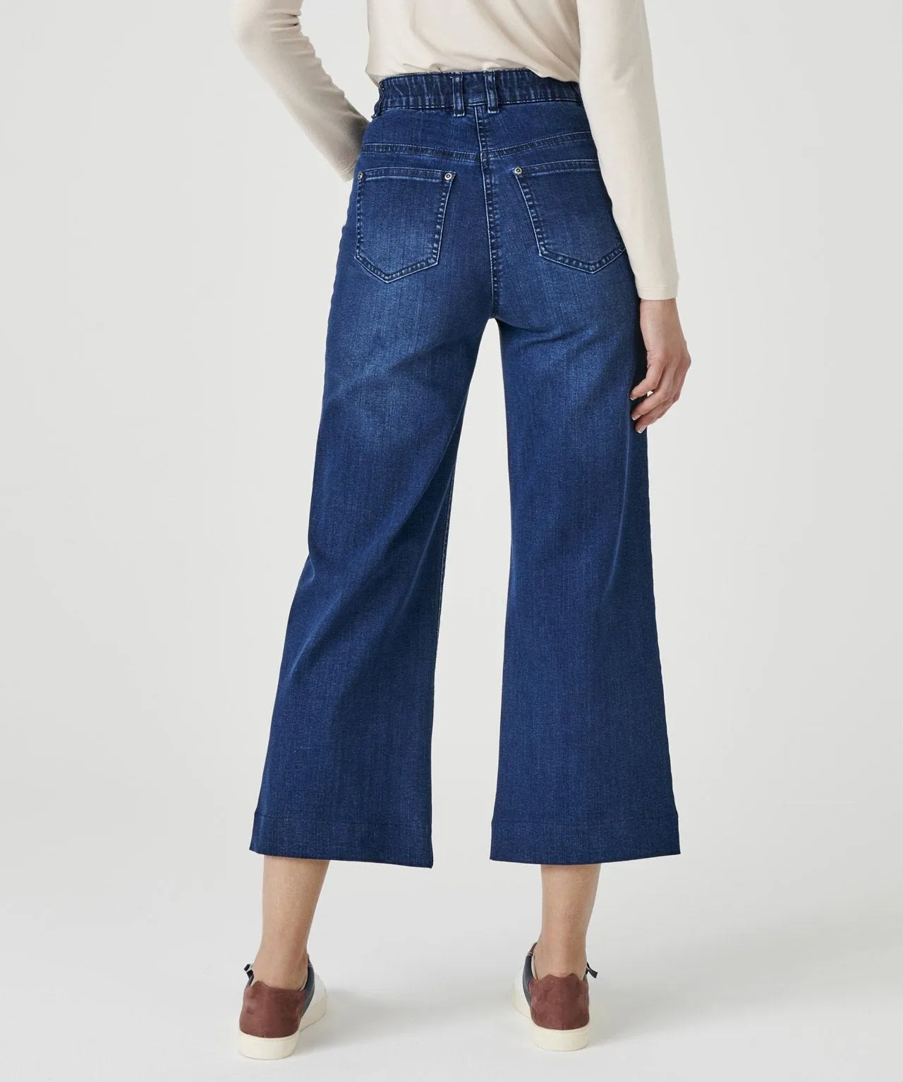 Wide Leg Denim Pants