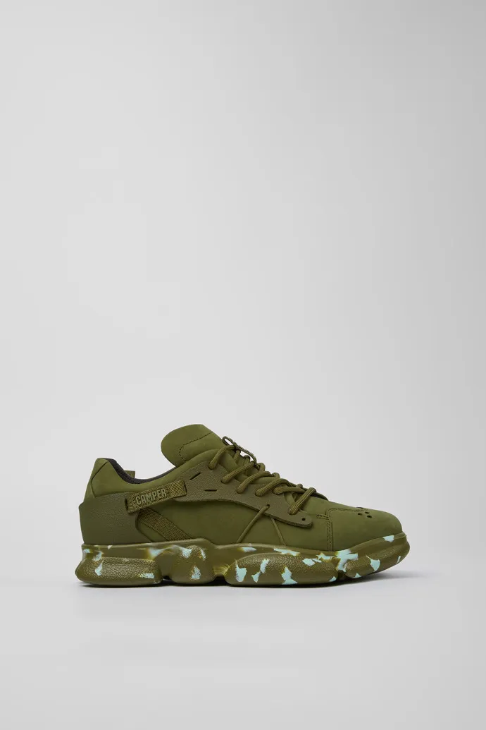 Women's Karst Green Nubuck and Textile Sneaker