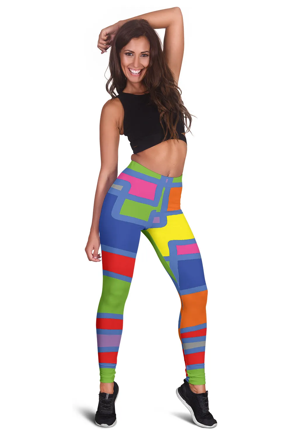 Square Color Women's Leggings