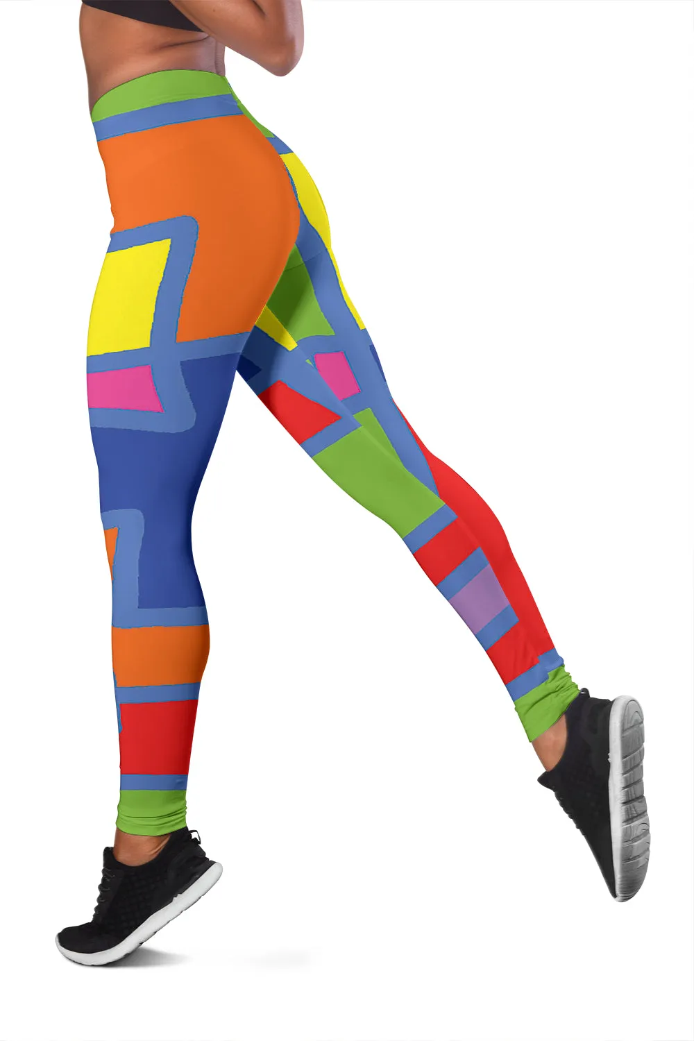 Square Color Women's Leggings